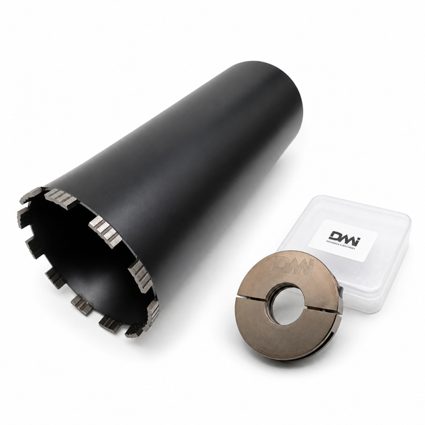DMI diamond core drill bit and DMI breakaway washer Pro Direct bundle