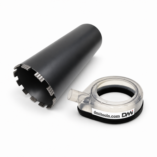 DMI diamond core drill bit and matching slurry control ring Pro Direct bundle