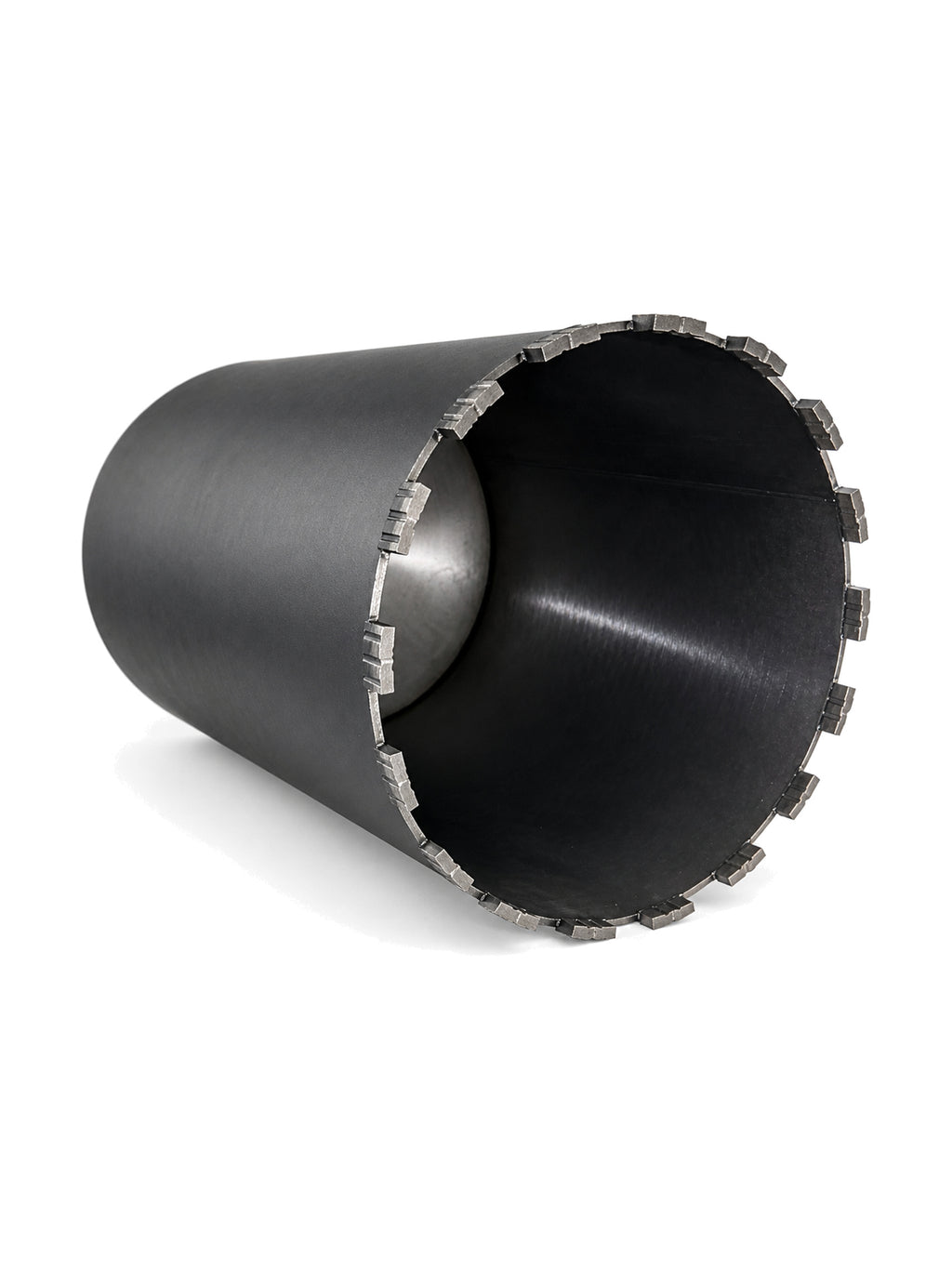 DMI X-Top gallery — 10-inch laser welded diamond core bit, cutting-end three-quarter view