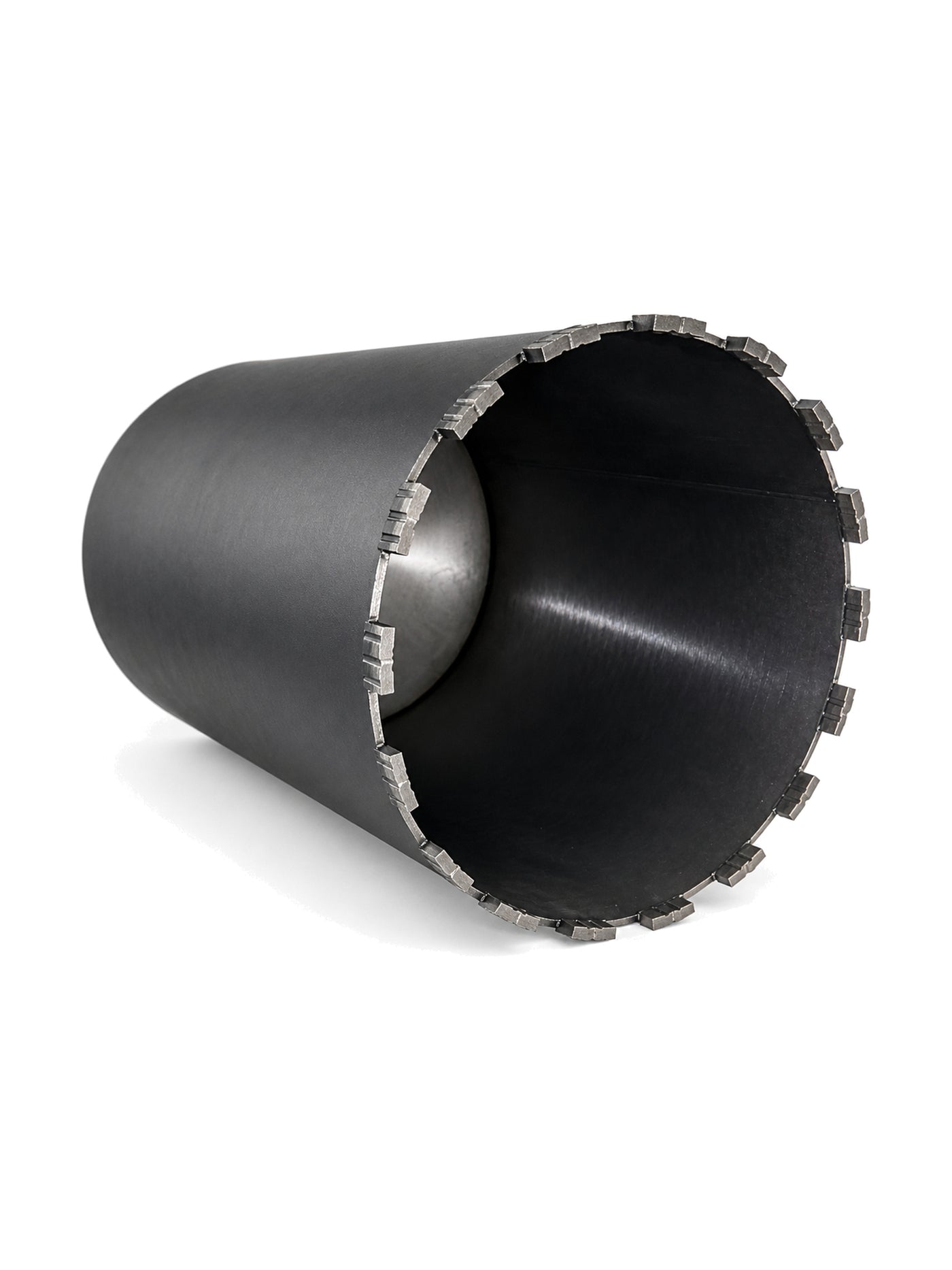 DMI X-Top gallery — 10-inch laser welded diamond core bit, cutting-end three-quarter view