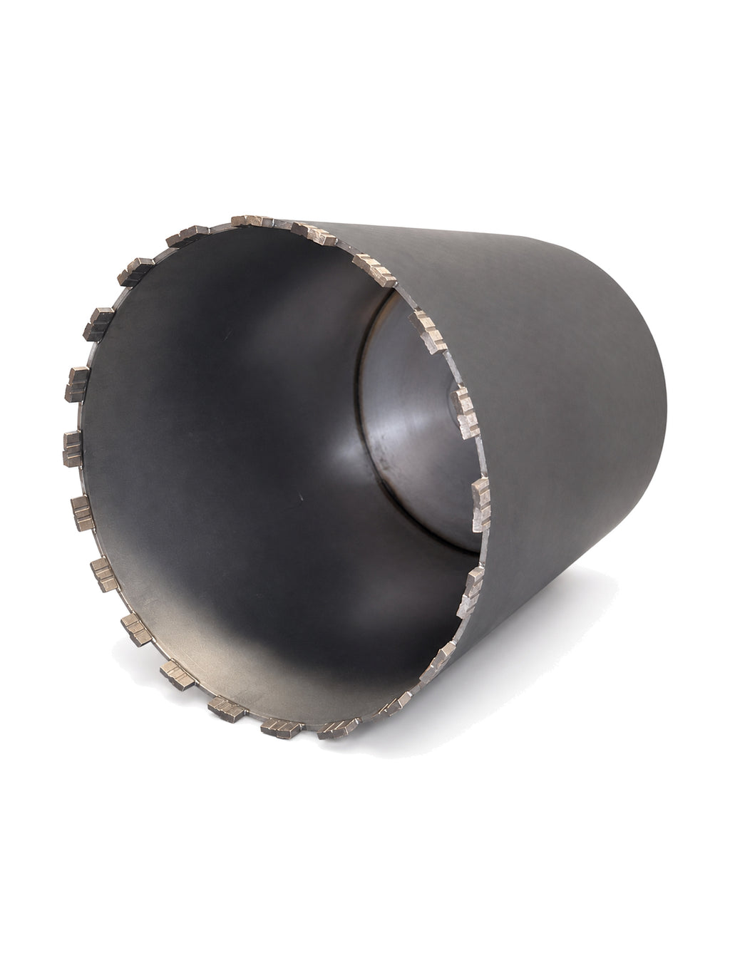 DMI X-Top gallery — 14-inch laser welded diamond core bit, cutting-end three-quarter view