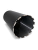 DMI X-Top gallery — 7-inch laser welded diamond core bit, cutting-end three-quarter view