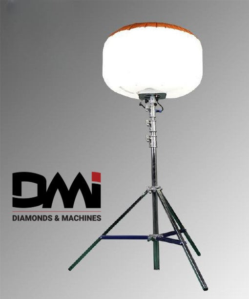 LED Construction Balloon Light, 600w Construction Lights with Tripod - DMI Tools
