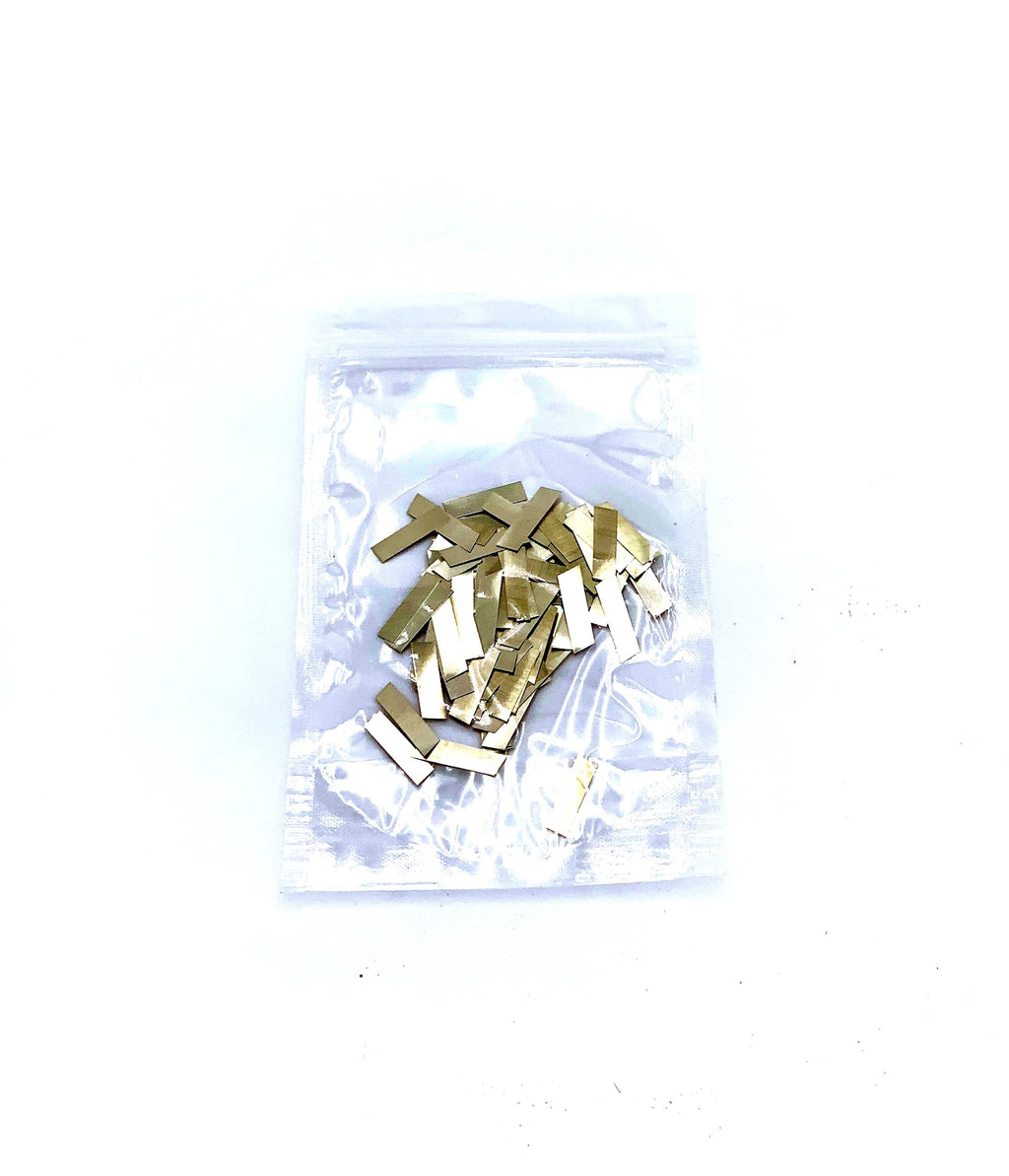 Silver Solder 49% - 100 pack strips / plates for Core Drill Bit Retipping, Brazing Segments - DMI Tools