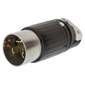 50A 600VAC 3P4W Male Plug, Hubbell HBL3765C– DMI Tools